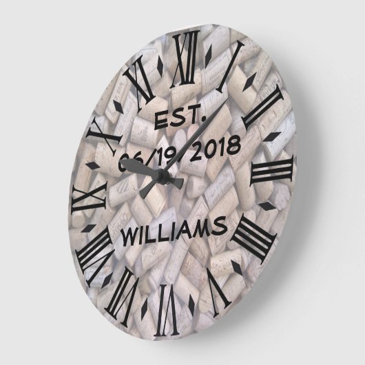 Aangepaste wijnkurken grote klok (Hoek)