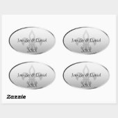 Aangepaste wijnlabels die u kunt aanpassen ovale sticker (Vel)