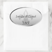 Aangepaste wijnlabels die u kunt aanpassen ovale sticker (Tas)