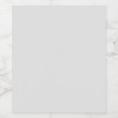 Aangepaste wijnlabels | Elegante luxe viering Wijn Etiket (Enkel label)