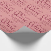 Aangepaste wijnprijsaanduiding voor verpakkingspap cadeaupapier (Hoek)