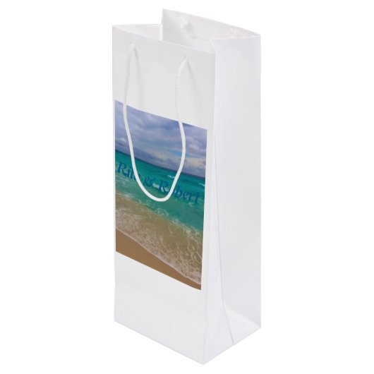 Aangepaste wijntas met wieltjes/batchbruiloft wijn cadeautas (Achterkant Gekanteld)