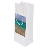 Aangepaste wijntas met wieltjes/batchbruiloft wijn cadeautas (Voorkant Gekanteld)