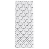 Aangepaste wijntas voor cadeautjes - Logo patroon Wijn Cadeautas (Achterkant)