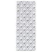 Aangepaste wijntas voor cadeautjes - Logo patroon Wijn Cadeautas (Voorkant)