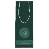 Aangepaste wijntassen met bedrijfscolletjes wijn cadeautas (Achterkant)