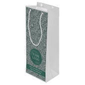 Aangepaste wijntassen met bedrijfscolletjes wijn cadeautas (Achterkant Gekanteld)