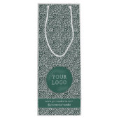 Aangepaste wijntassen met bedrijfscolletjes wijn cadeautas (Achterkant)