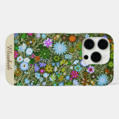 Aangepaste Wild Green Field Blooms Case-Mate iPhone Case (Achterkant (horizontaal))