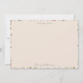 Aangepaste Wilde Bloem Boho Bruidsfeest Naam Bedankkaart (Voorkant)