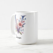 Aangepaste Wilde Bloemen Mok voor Haar, Student of (Voorkant links)