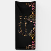 Aangepaste wilde bloemen spandoek (Verticaal)