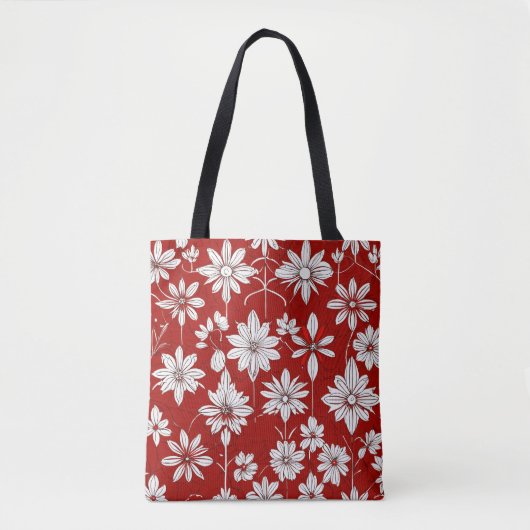 Aangepaste wilde bloemen tote bag (Voorkant)