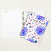 Aangepaste Wildflower Waterverf Bloemenplanner Planner (Display)