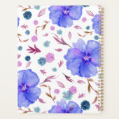 Aangepaste Wildflower Waterverf Bloemenplanner Planner (Achterkant)