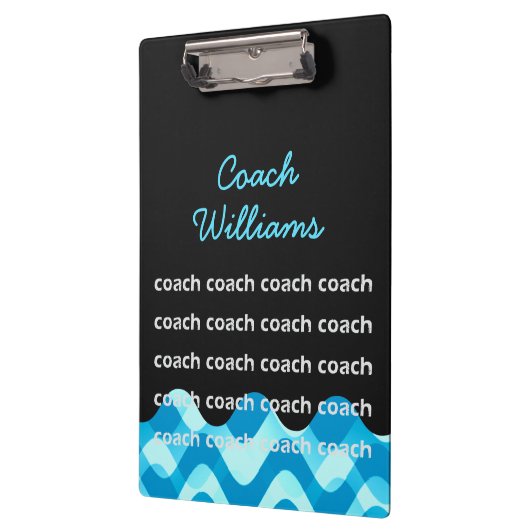 Aangepaste wim-coach of duikcoach klembord (Links)