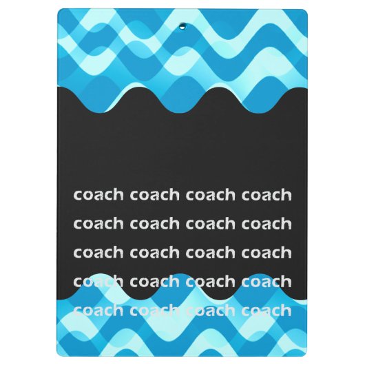 Aangepaste wim-coach of duikcoach klembord (Achterkant)