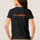 Aangepaste Windsurfen Surfer Locatie Datum Naam Tri-Blend Shirt (Achterkant)
