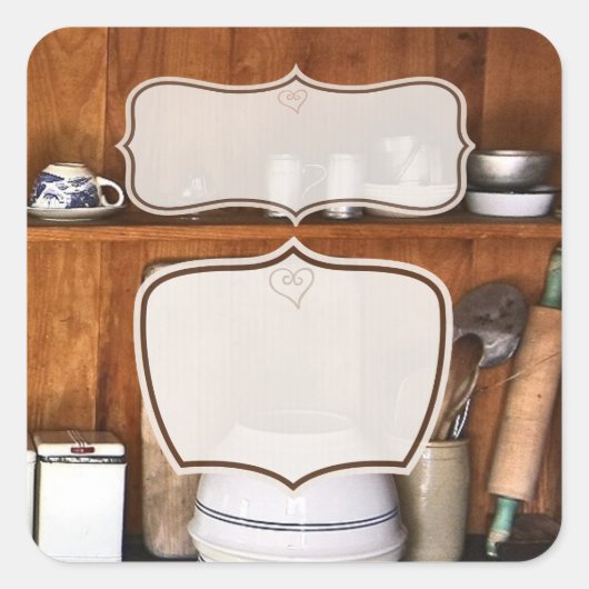 Aangepaste winkel / Bake Shop Sticker (Voorkant)