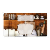 Aangepaste winkel / Bake Shop Sticker Labels (Voorkant)