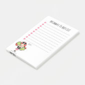 Aangepaste winkellijst opnieuw opstellen post-it® notes (Schuin)