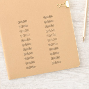 Aangepaste winkelnaam Multi Sticker