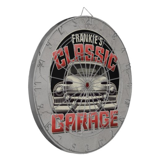 Aangepaste winkels met speciale naam Klassieke aut Dartbord (Voorkant Links)