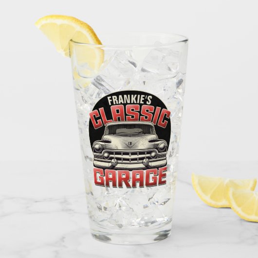 Aangepaste winkels met speciale naam Klassieke aut Glas (Voorkant ijs)