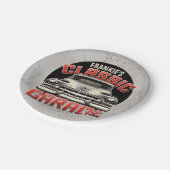 Aangepaste winkels met speciale naam Klassieke aut Papieren Bordje (Gekanteld)