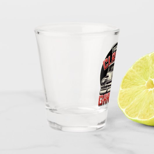 Aangepaste winkels met speciale naam Klassieke aut Shot Glas (Links)