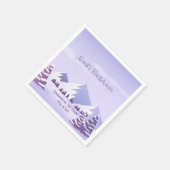 Aangepaste Winter Mountain Bachelorette Weekend  Servet (Hoek)
