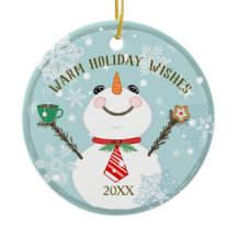 Aangepaste Winter Vakantie Kerstmis Sneeuwman