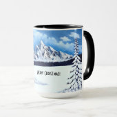 Aangepaste Winter Wonder Mok (Voorkant rechts)