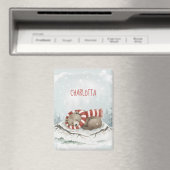 Aangepaste Winterbeer Magneet (Insitu (Vaatwasser))