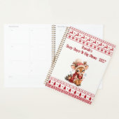 Aangepaste Winterherten Planner | Voeg Je Naam & J (Display)
