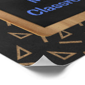 Aangepaste Wiskunde Classroom Poster en Protractor (Hoek)