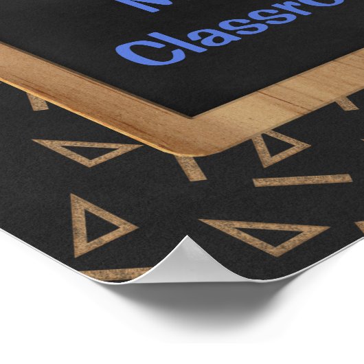 Aangepaste Wiskunde Classroom Poster en Protractor (Hoek)