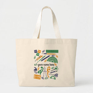 Aangepaste Wiskunde leraar Canvas tas