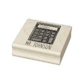 Aangepaste Wiskunde Schoolrekenmachine Stempel (Stempel)