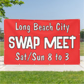 Aangepaste wisselbanner spandoek (Buitenkant)