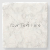 Aangepaste wit marmeren stenen Onderzetter (Voorkant)