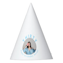 Aangepaste witte 30e verjaardag partij Pet Feesthoedjes