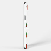 Aangepaste witte aardbei iPhone hoesje (Rechterkant)