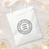 Aangepaste witte Bedankt voor uw bestelling Busine Bedankzakje (Geknipt)