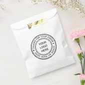Aangepaste witte Bedankt voor uw bestelling Busine Bedankzakje (Gezegeld)