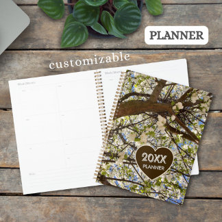 Aangepaste Witte Bloesem Takken Boom Kroon Foto - Planner