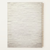 Aangepaste witte brick Planner (Achterkant)