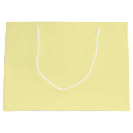 Aangepaste witte cadeautas met merknaam | Groot gl (Voorkant)