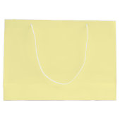 Aangepaste witte cadeautas met merknaam | Groot gl (Achterkant)