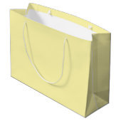 Aangepaste witte cadeautas met merknaam | Groot gl (Achterkant Gekanteld)